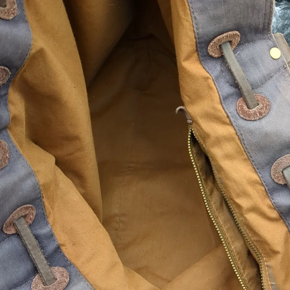 Lucky Brand suede hobo